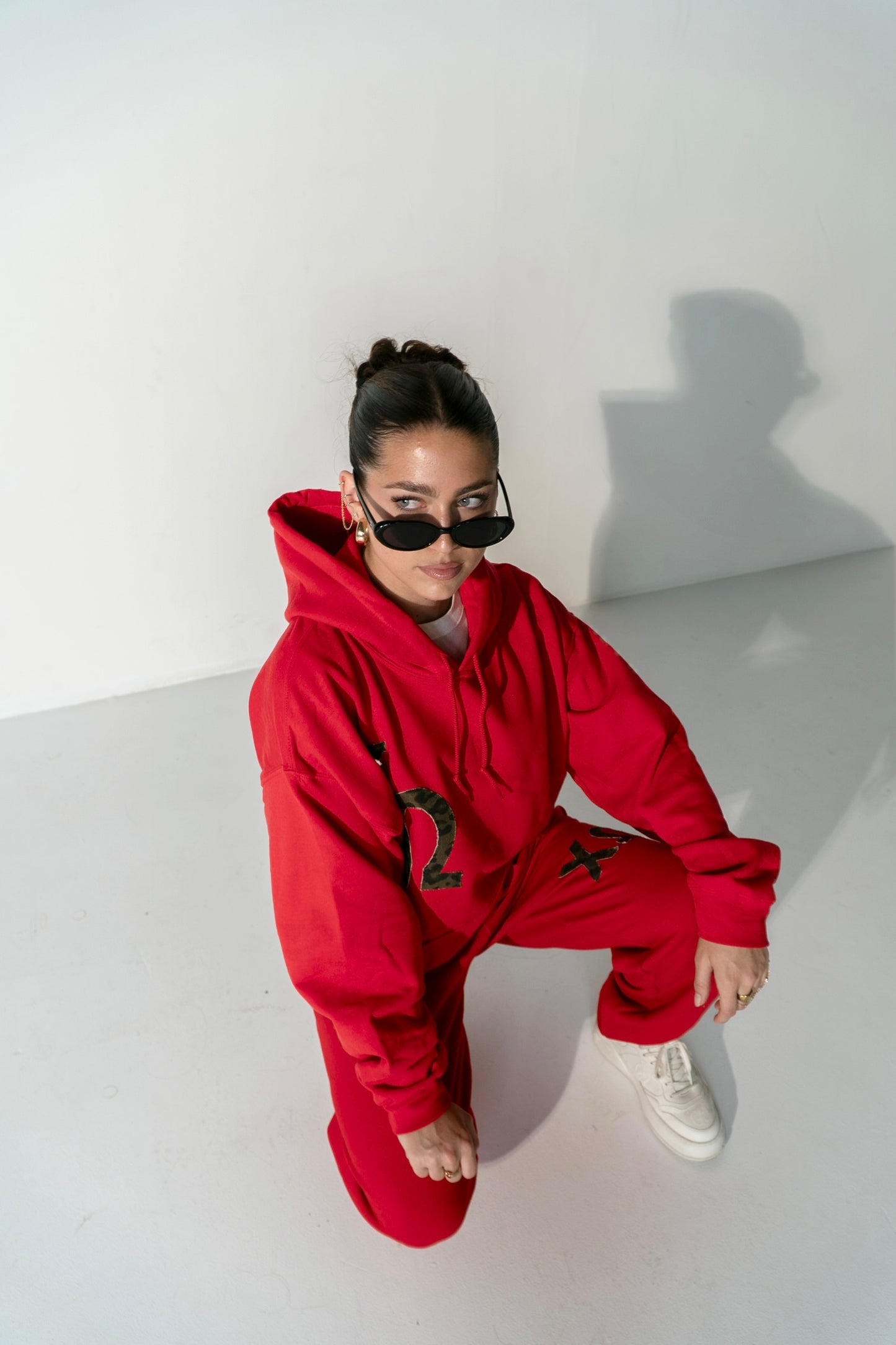 Chi O Red Cheetah Hoodie (1 of 1)