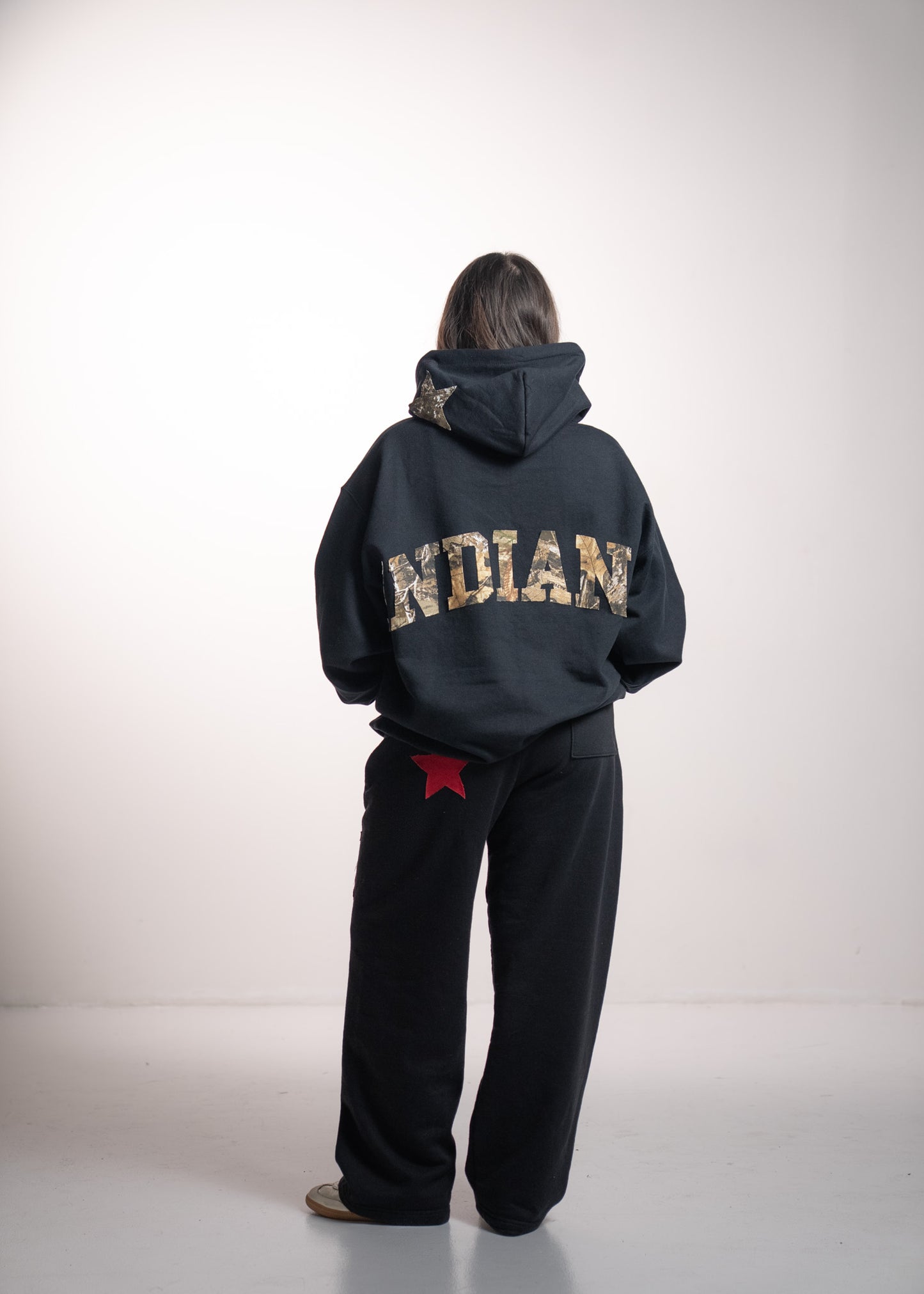 Indiana Black Camo Hoodie
