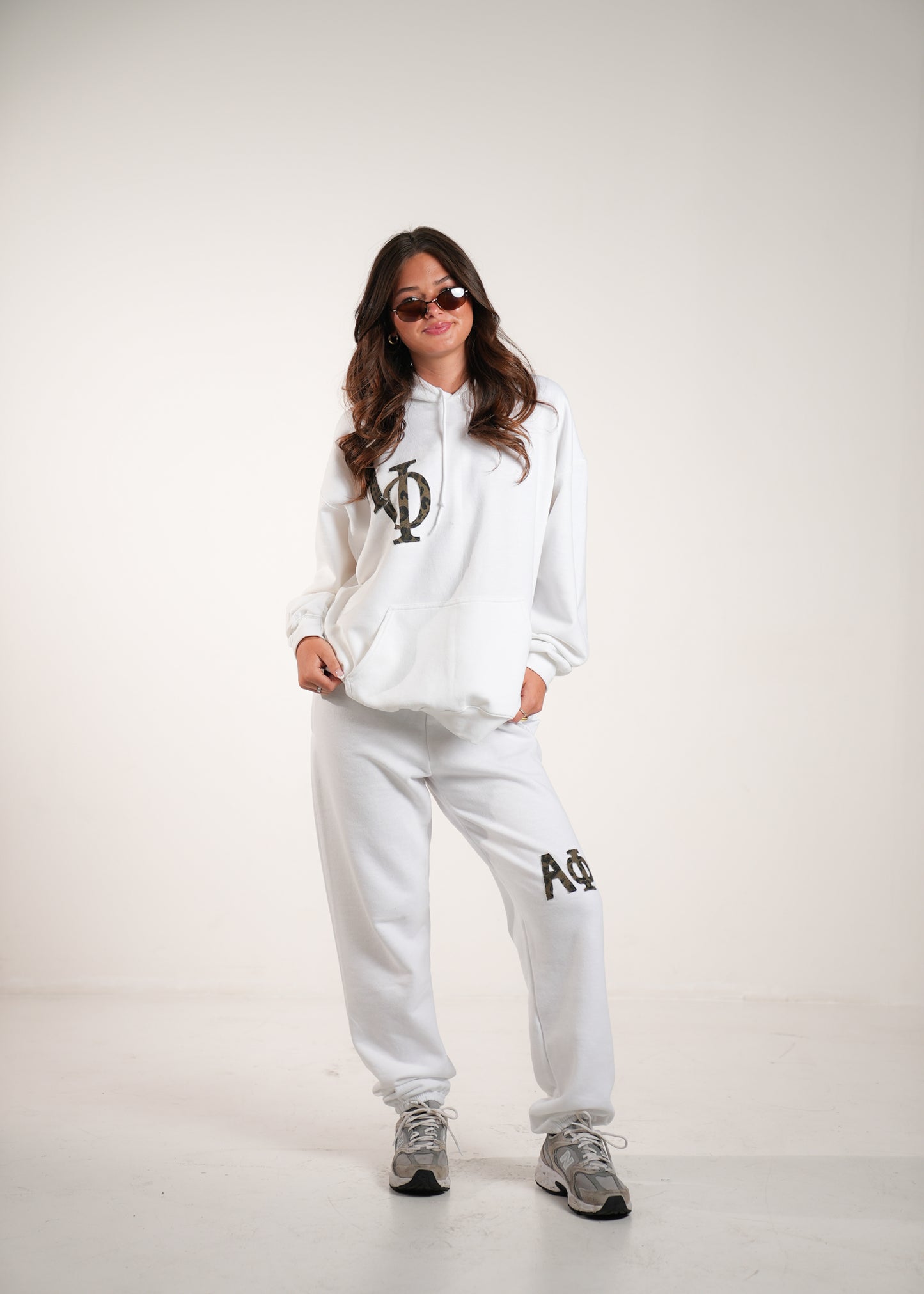 Aphi Cheetah White Hoodie