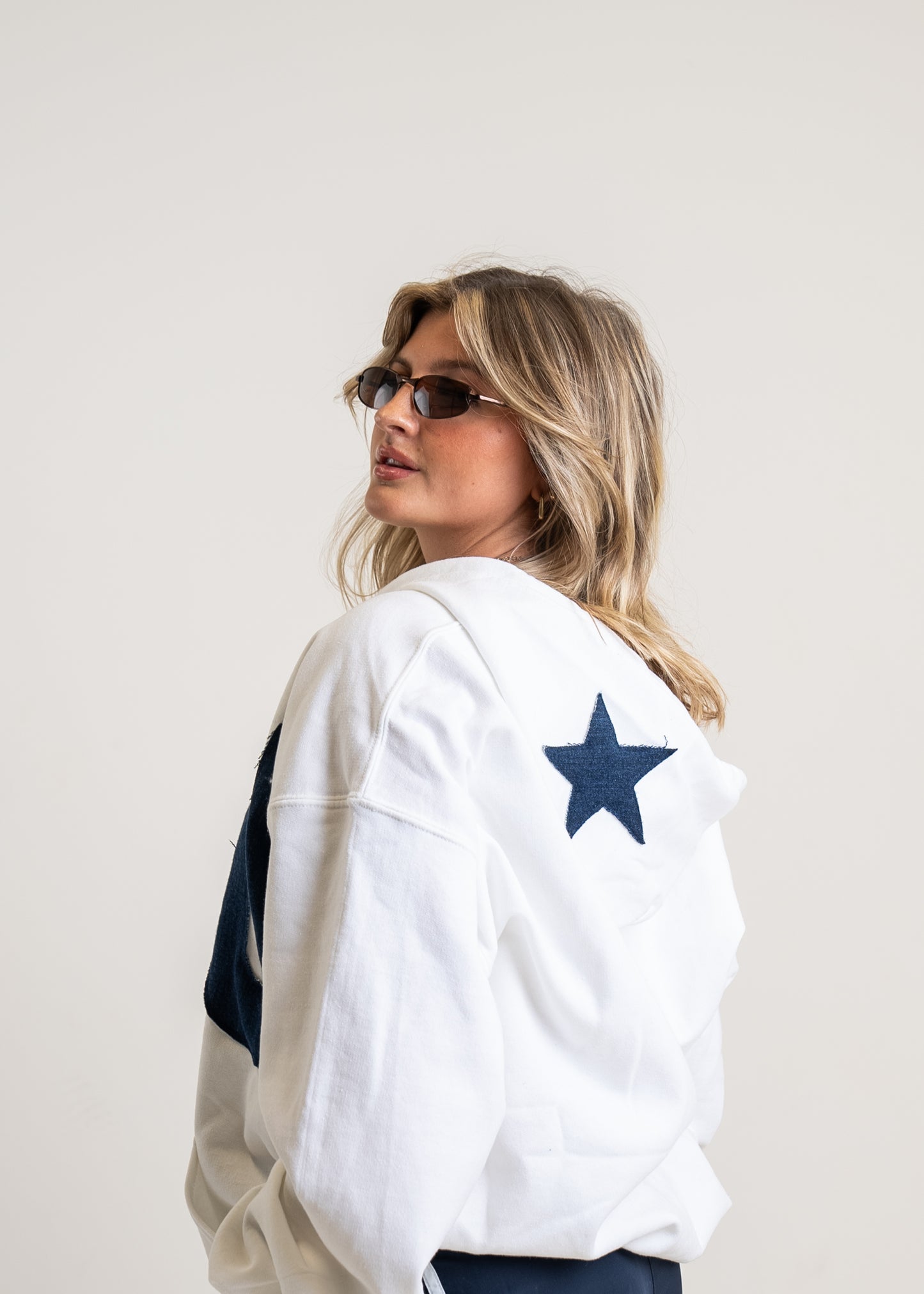 PSU White Denim Zipup (1 of 1)