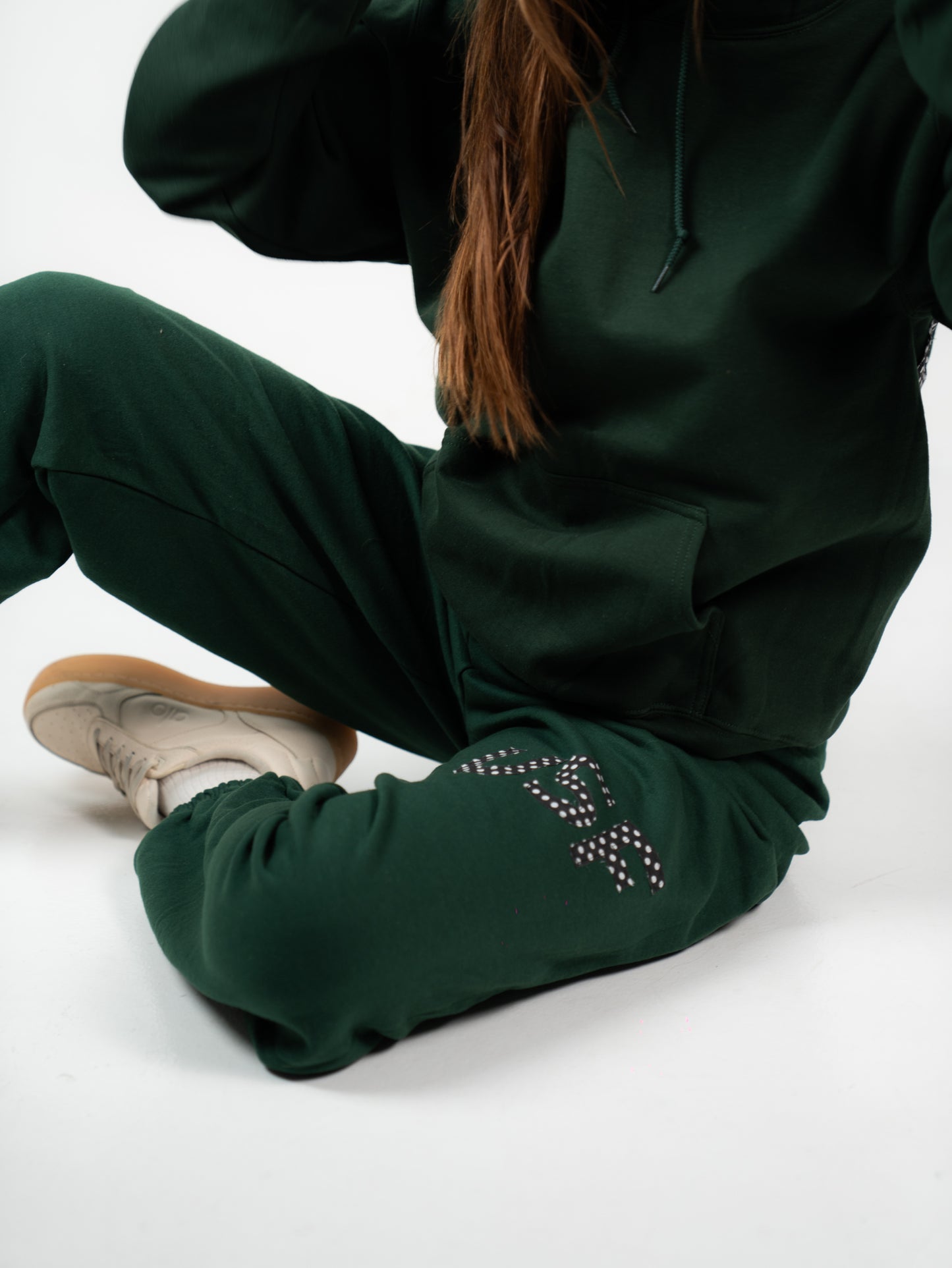 USF Green Polka Sweatpants