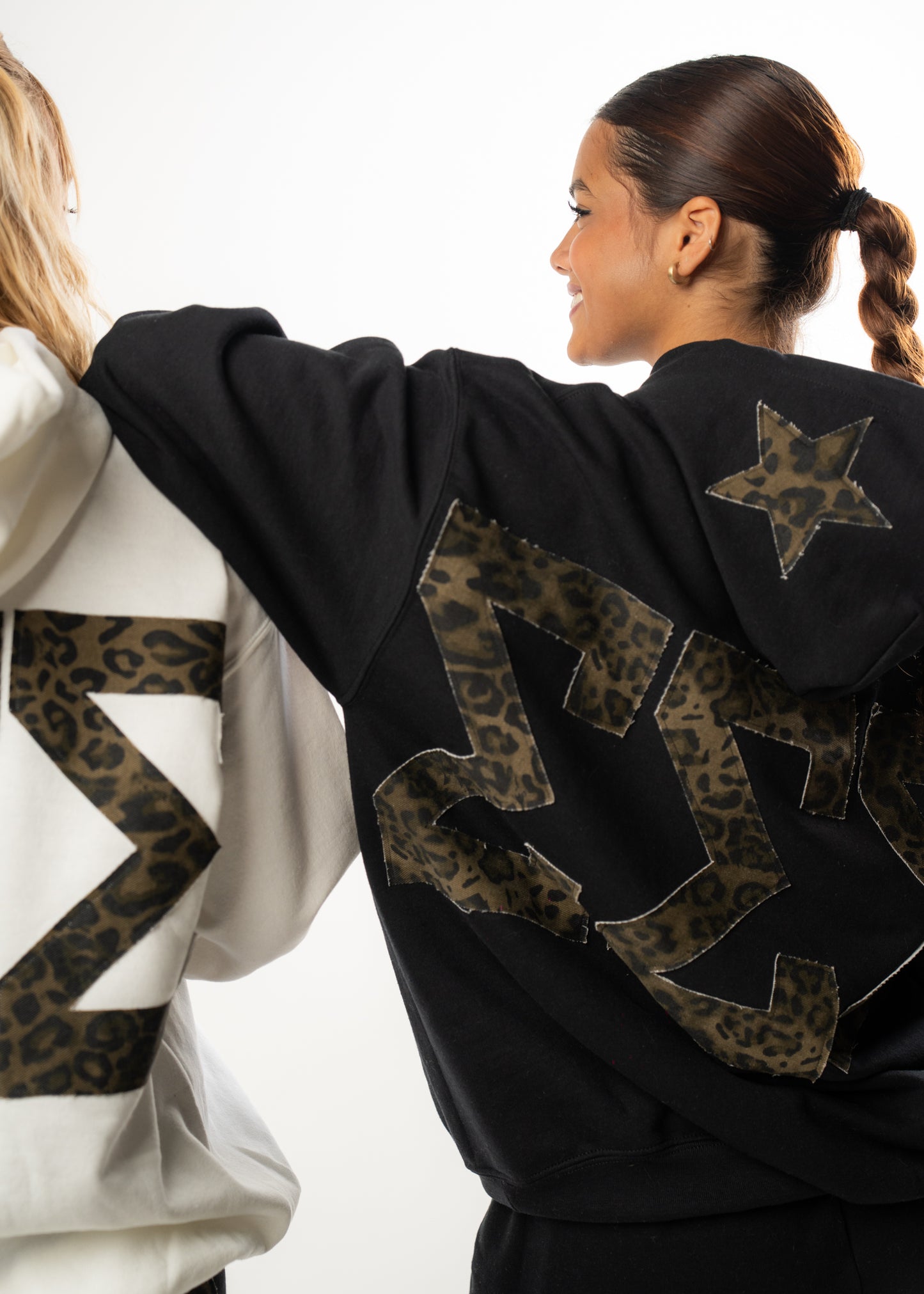 Tri Sigma Black Cheetah Hoodie