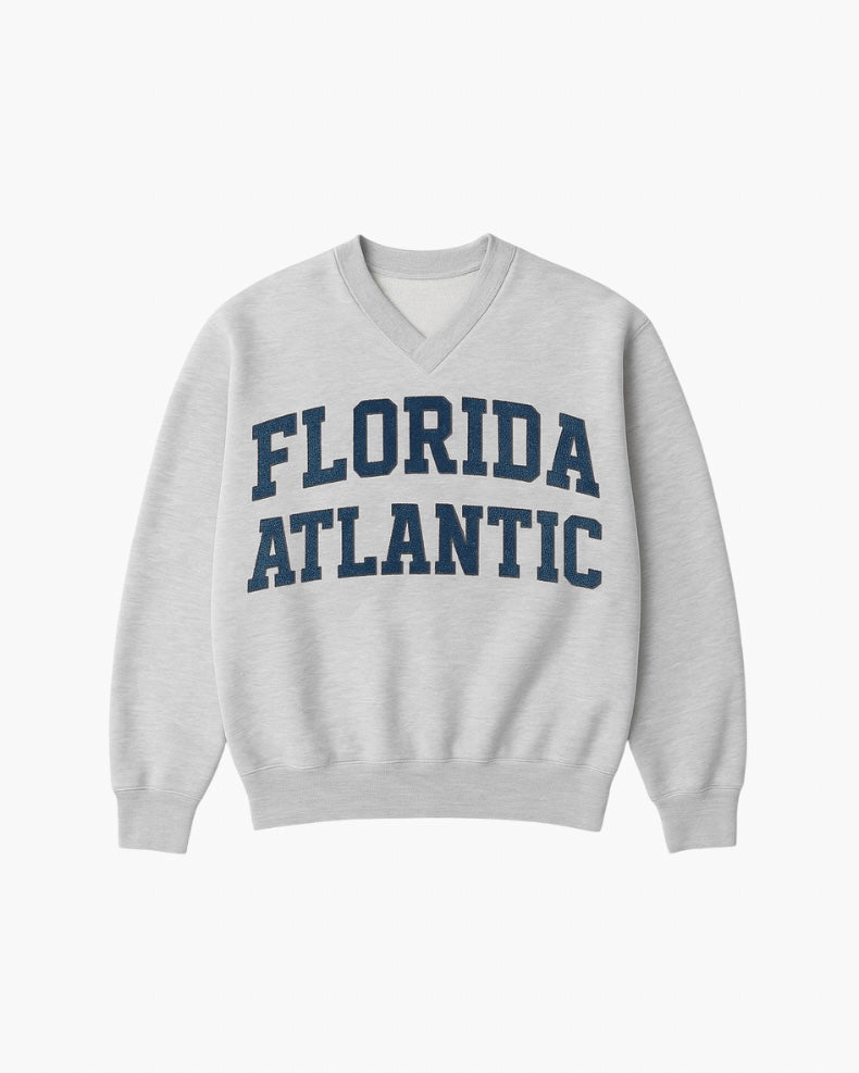 Florida Atlantic Denim Crewneck