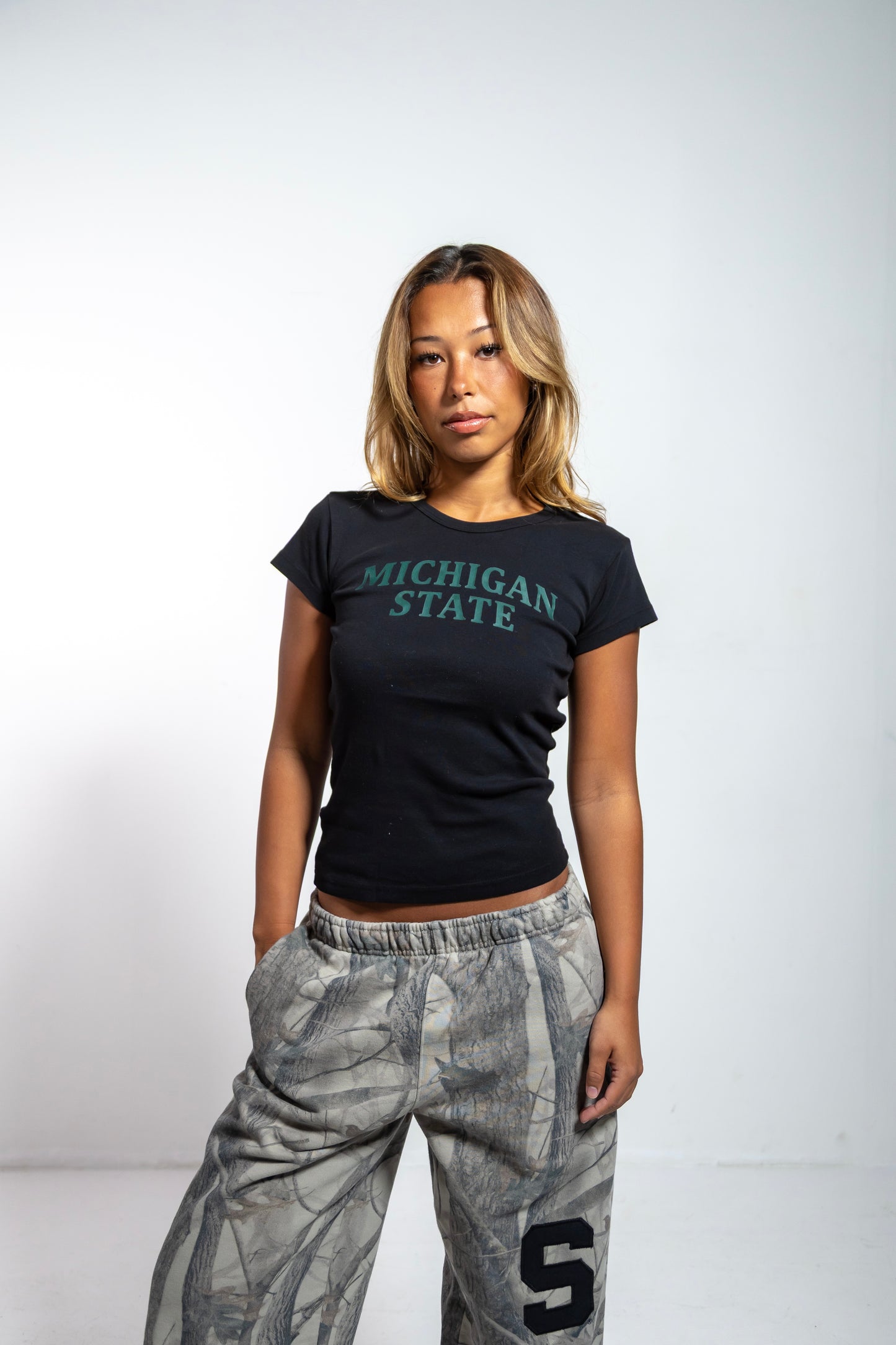 MSU Black Tee