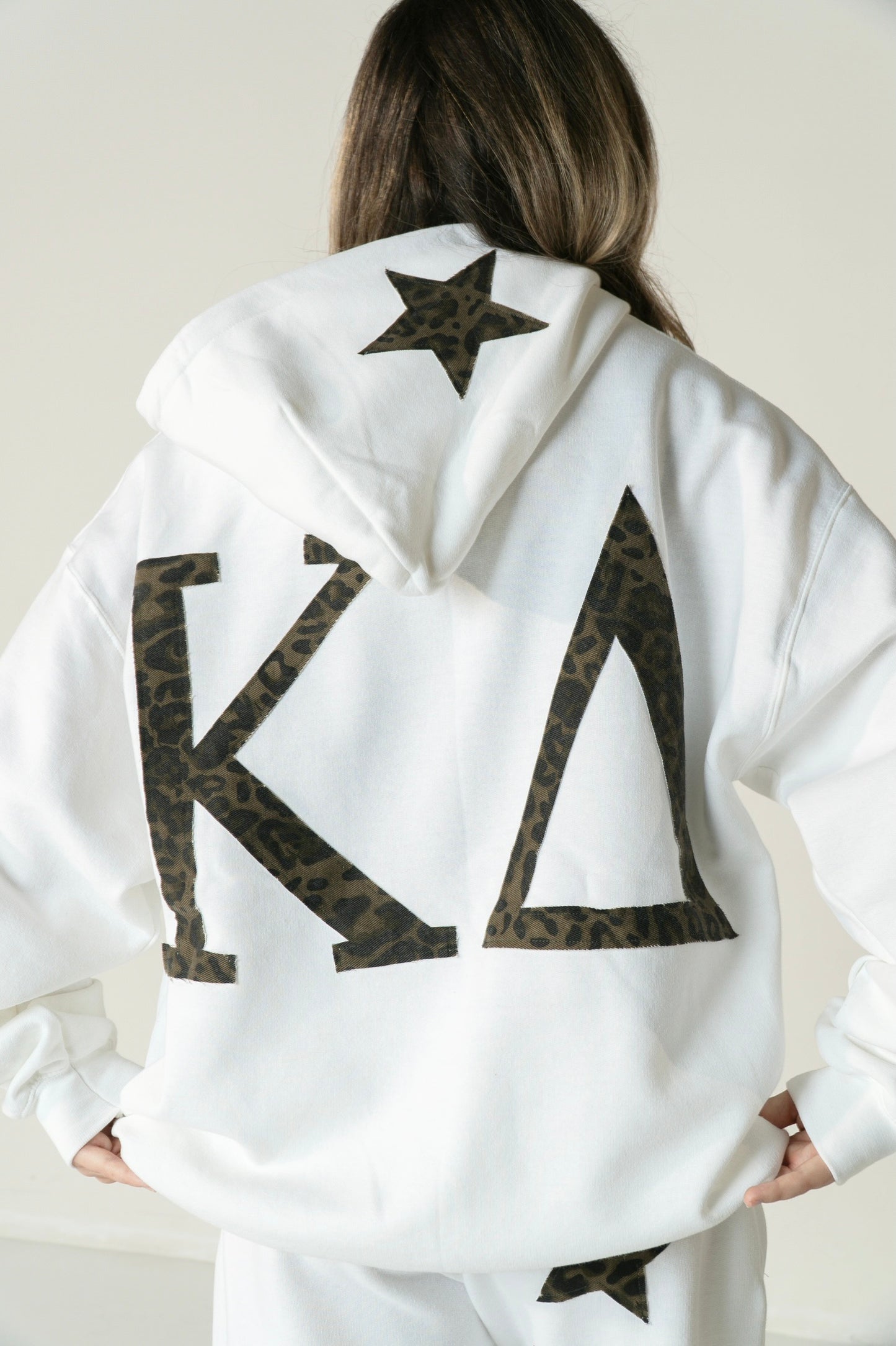 KD White Cheetah Hoodie