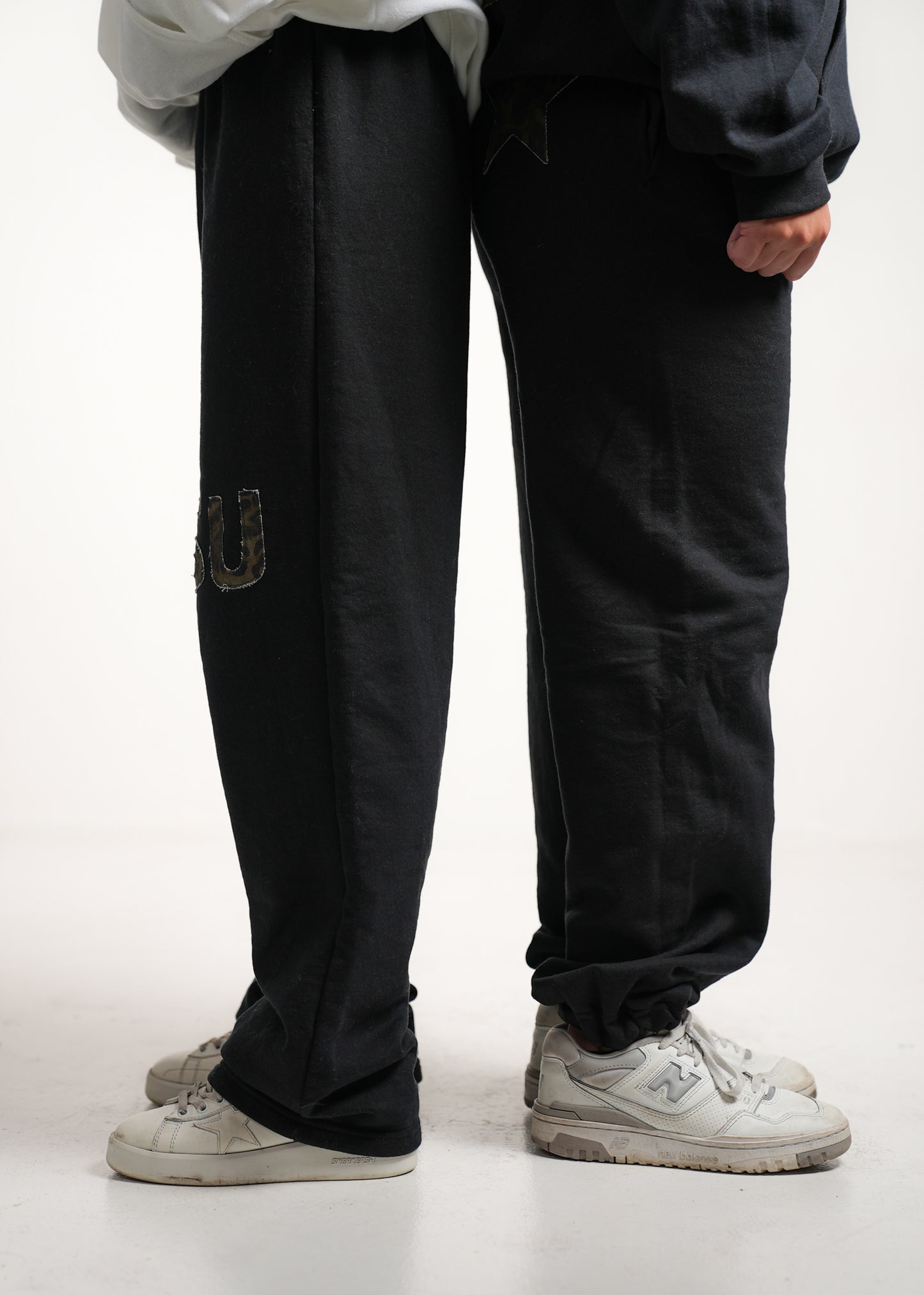 ASU Black Cheetah Sweatpants (cuffed)