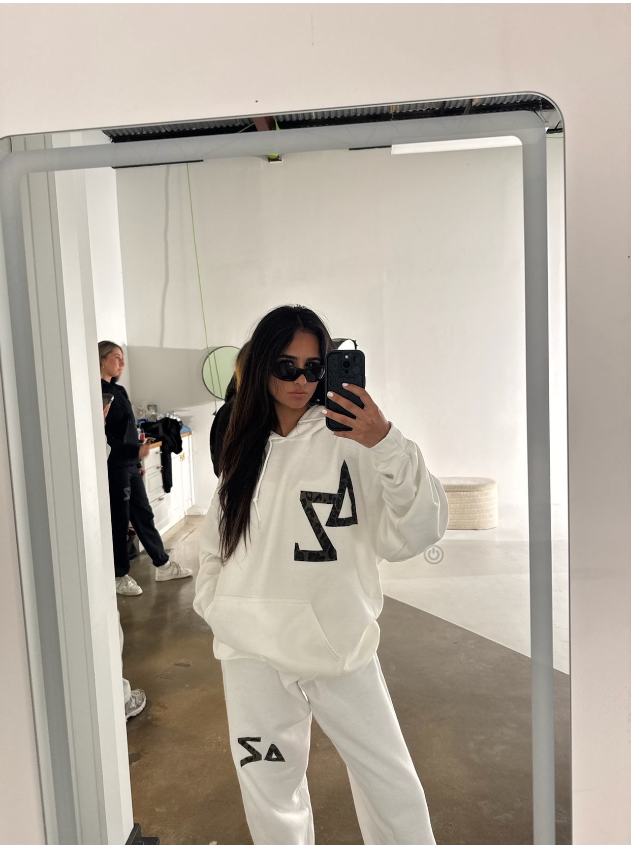 DZ Cheetah White Hoodie