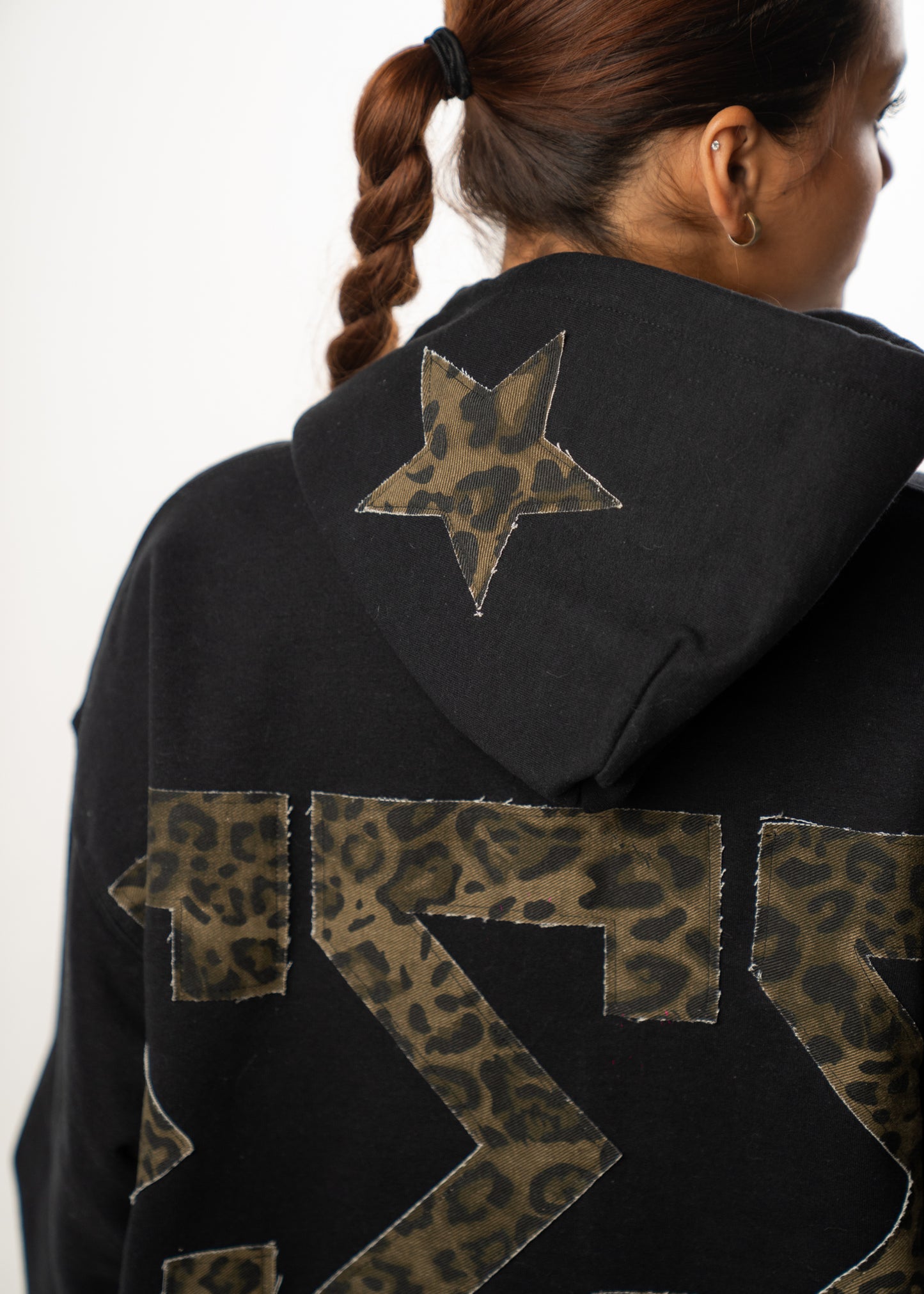 Tri Sigma Black Cheetah Hoodie