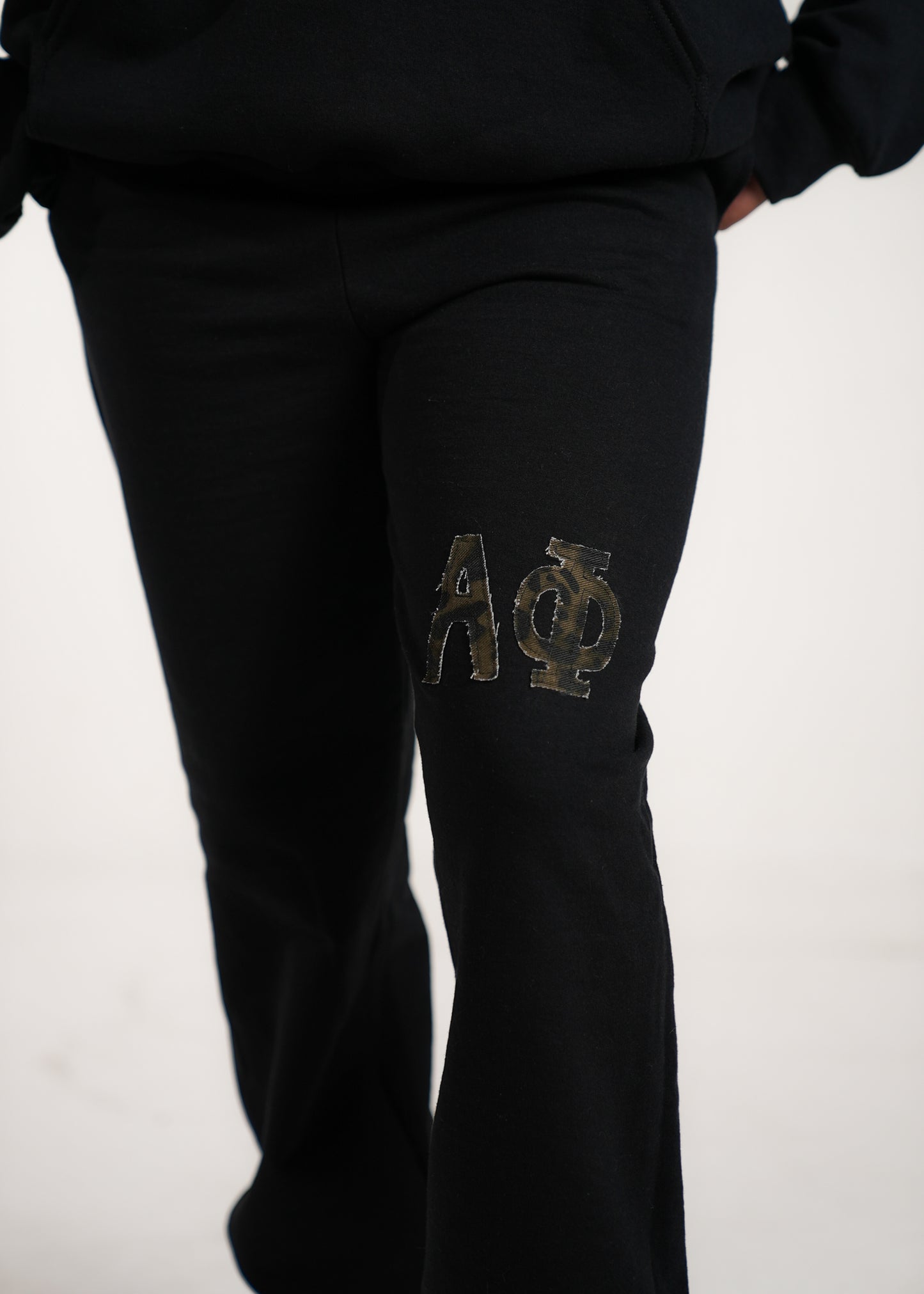 Aphi Cheetah Black Sweatpants