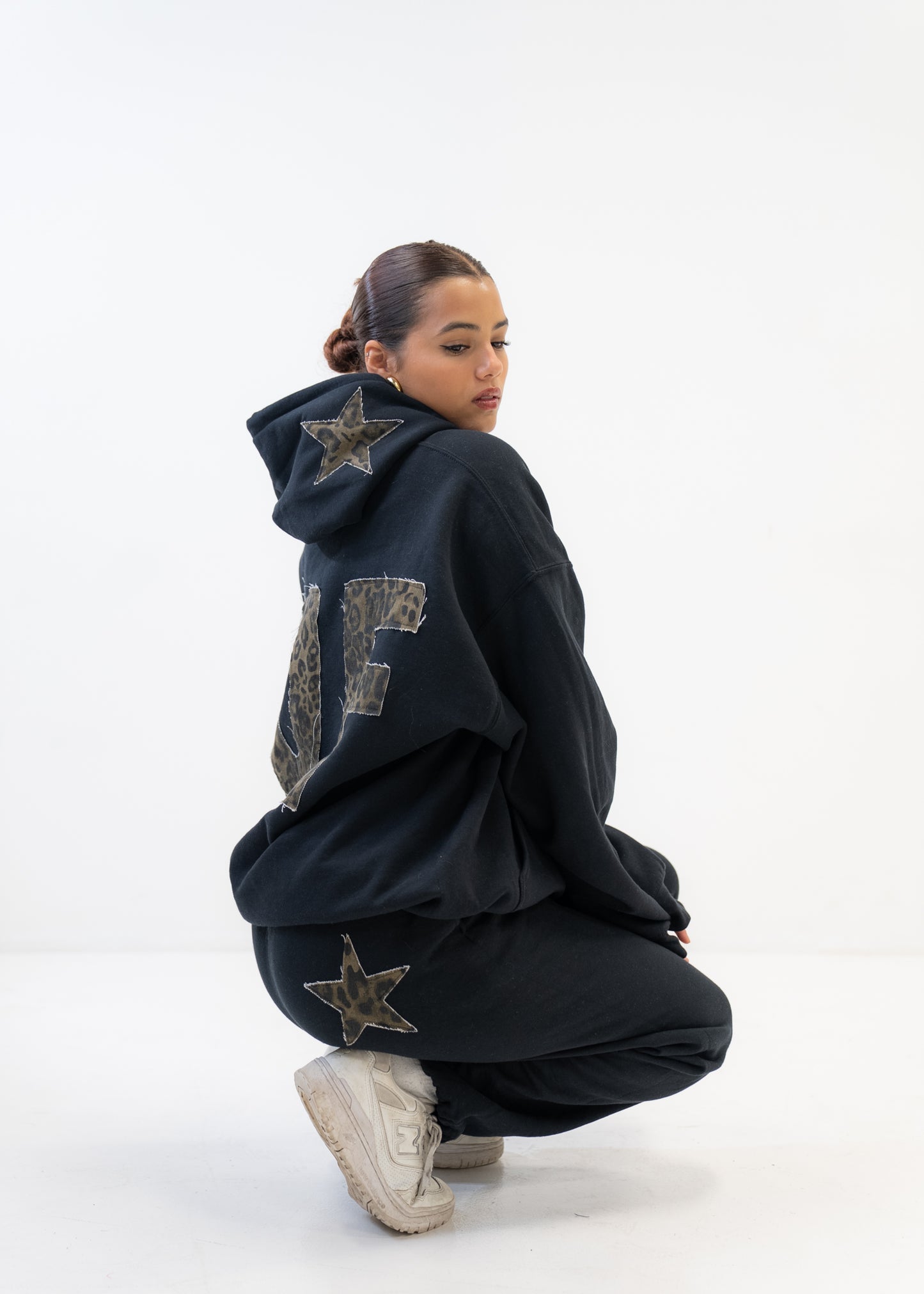 UF Black Cheetah Sweatpants