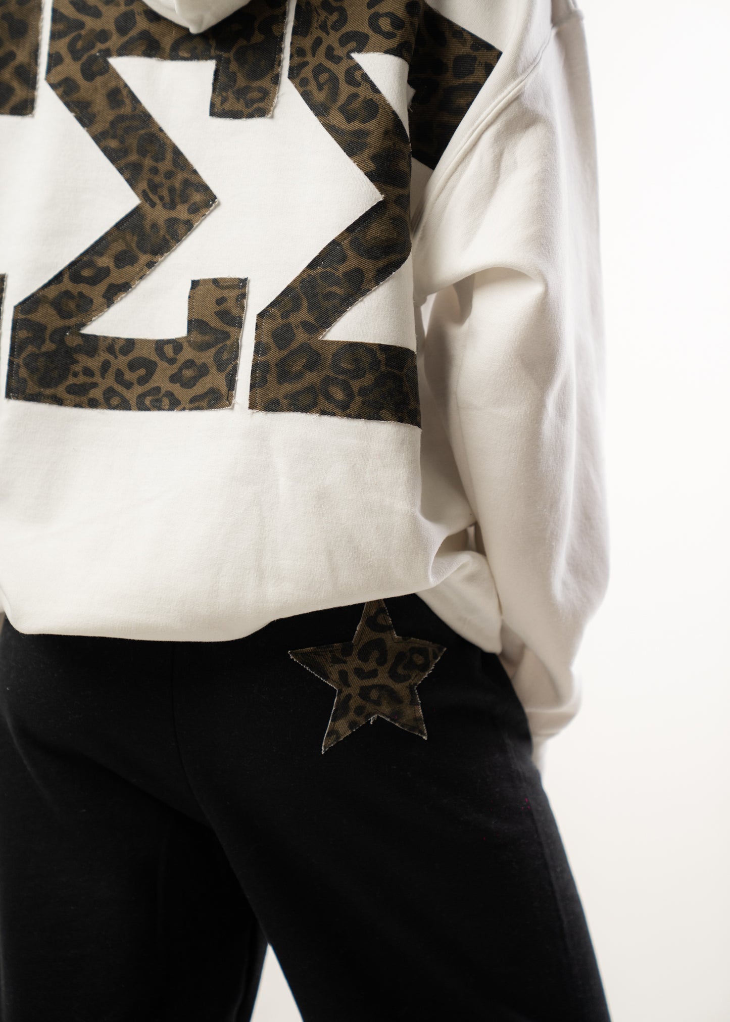Tri Sigma White Cheetah Hoodie