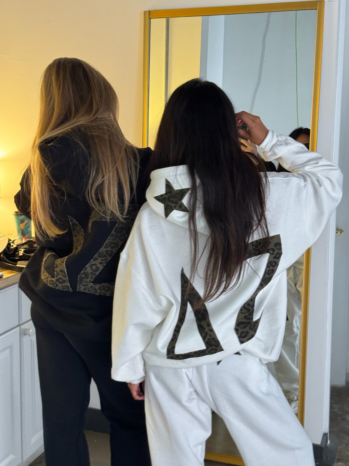 DZ Cheetah White Hoodie