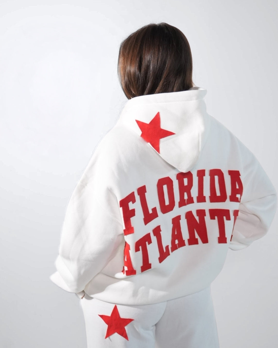 FAU Red-Denim Hoodie