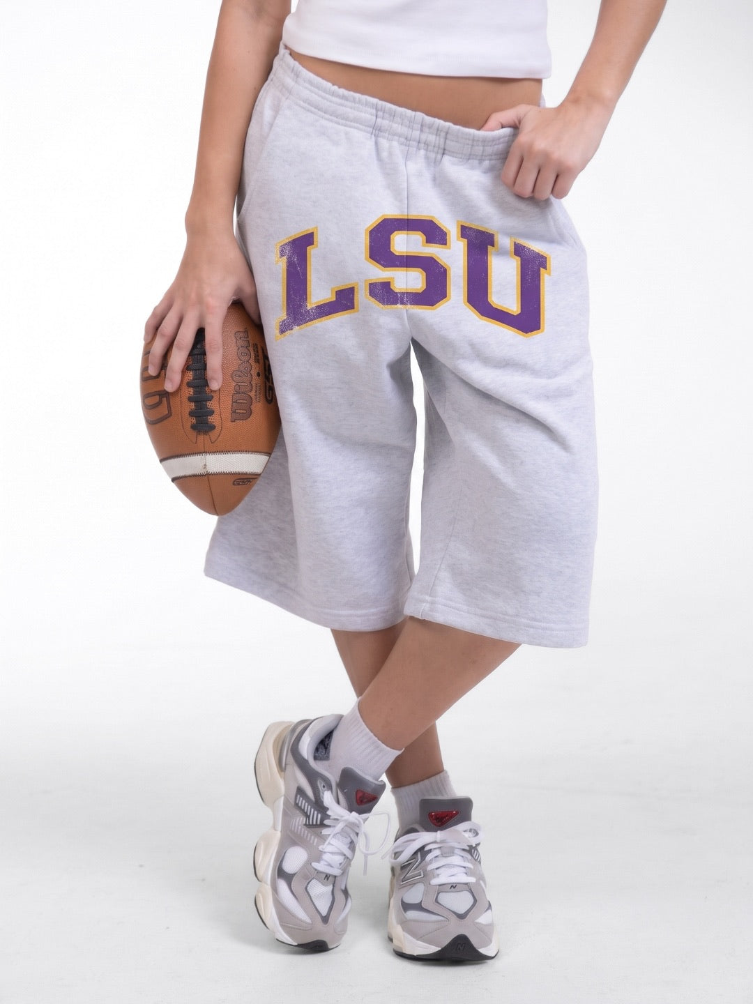 LSU Sweat Jorts