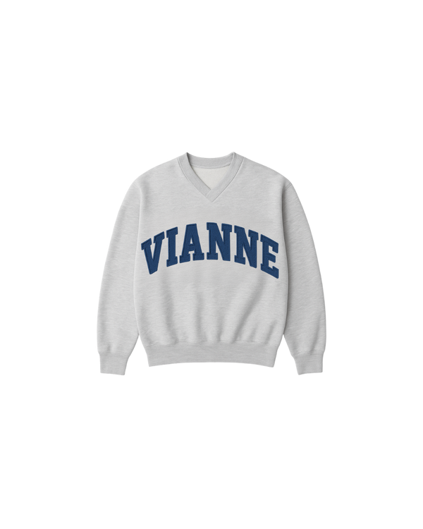 Vianne Denim Crewneck