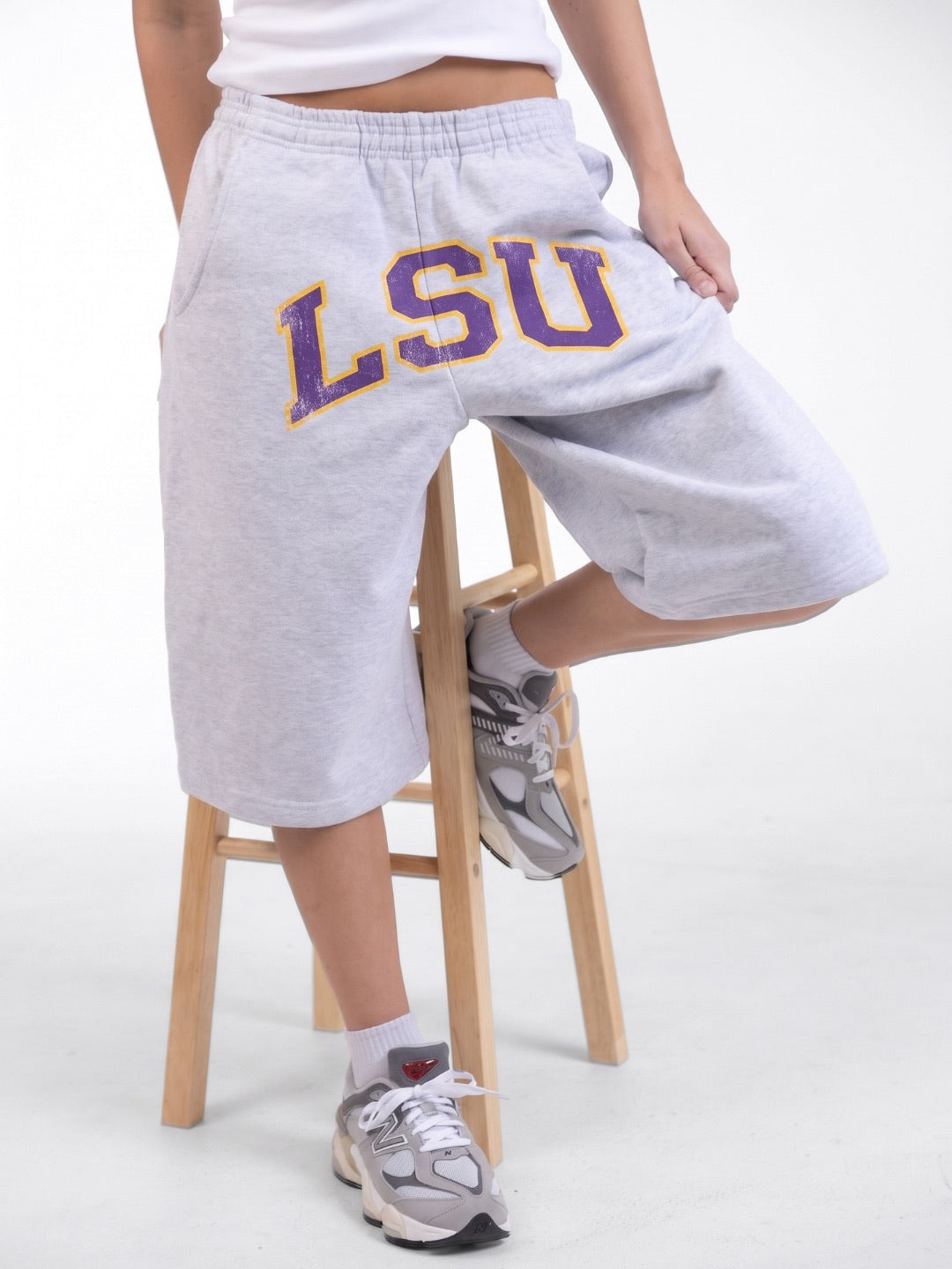 LSU Sweat Jorts
