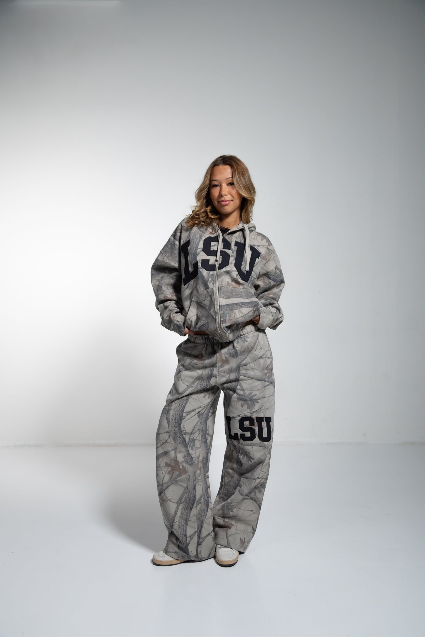 LSU Camo Zipup