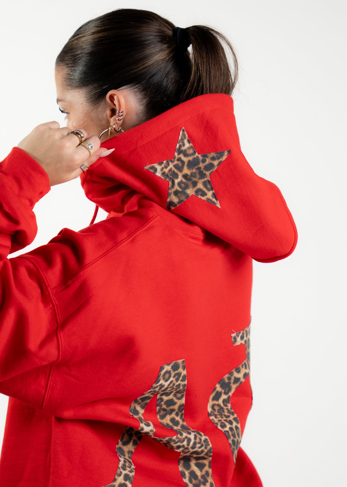 Aphi Red Cheetah Hoodie (NEW)