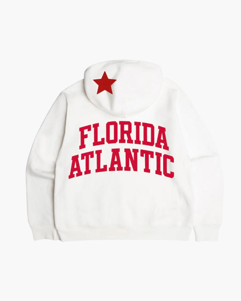 FAU Red-Denim Hoodie