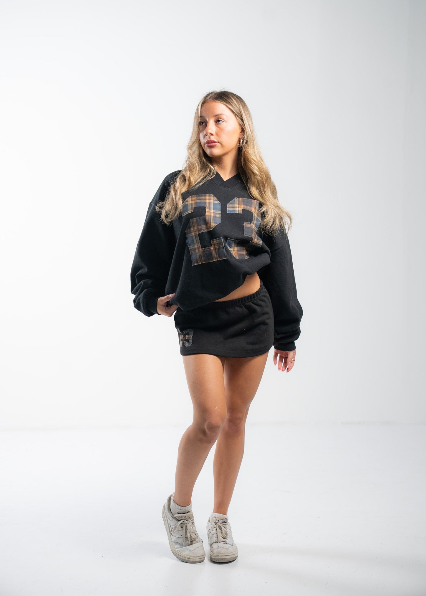 Est. 23 Plaid Crewneck