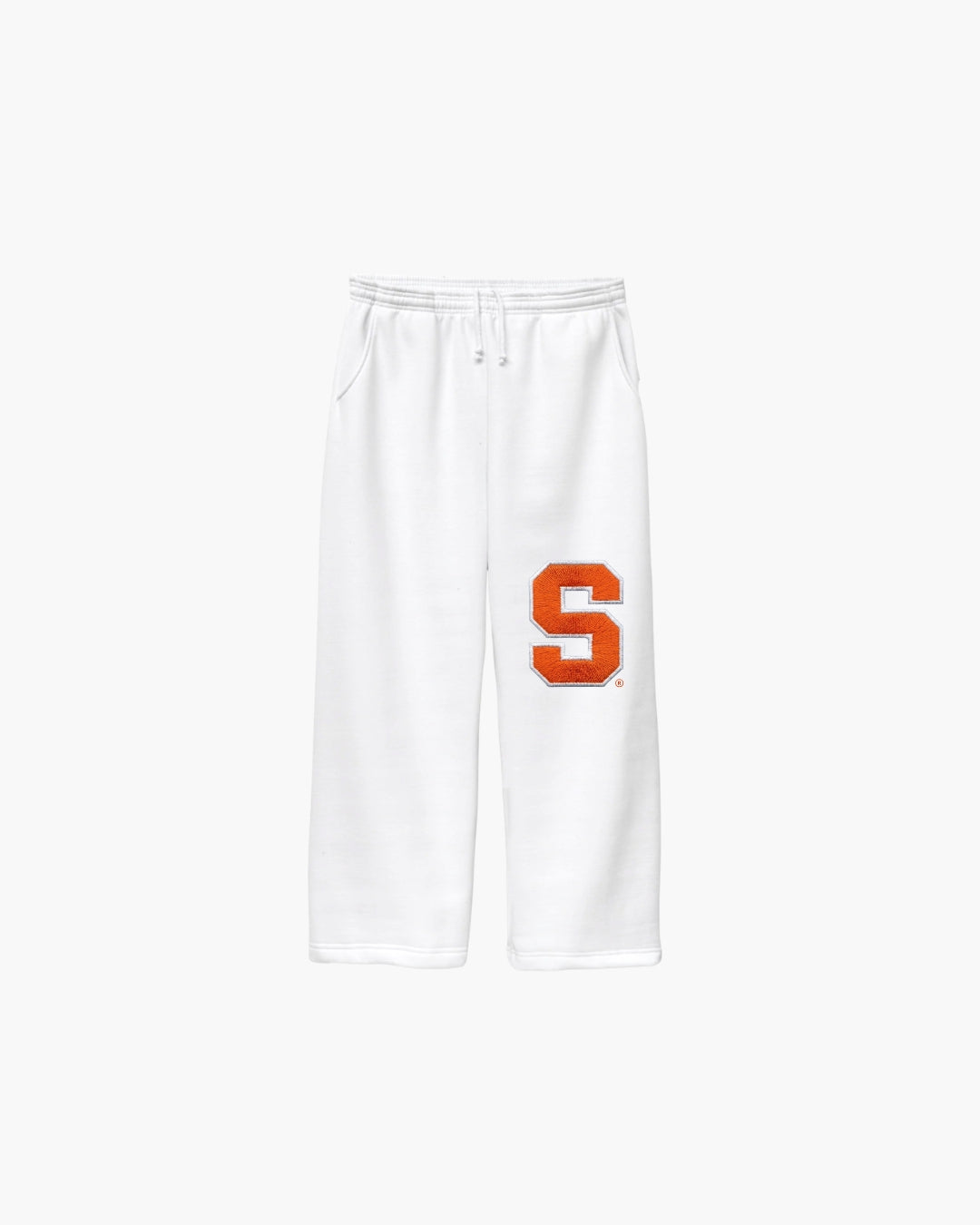 Syracuse White Sweatpants