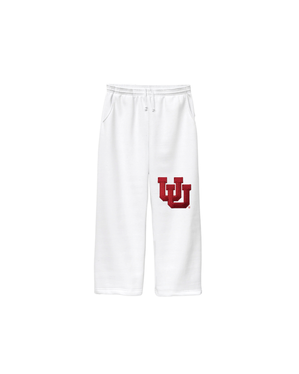 Utah White Sweatpants