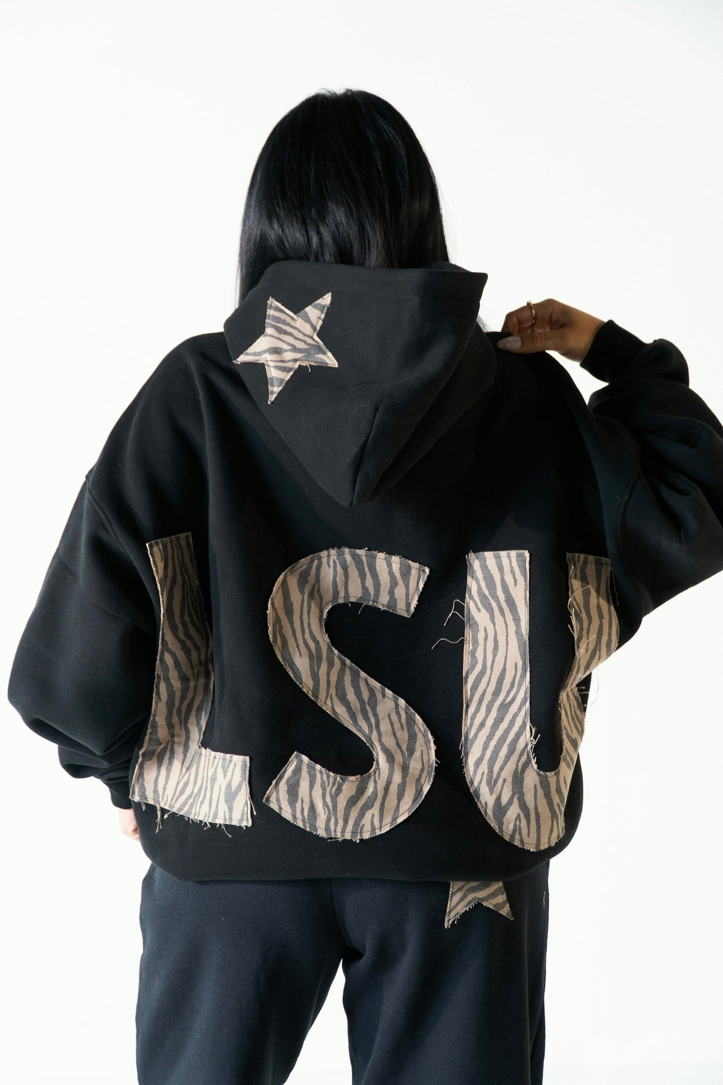 LSU Black Tiger Hoodie