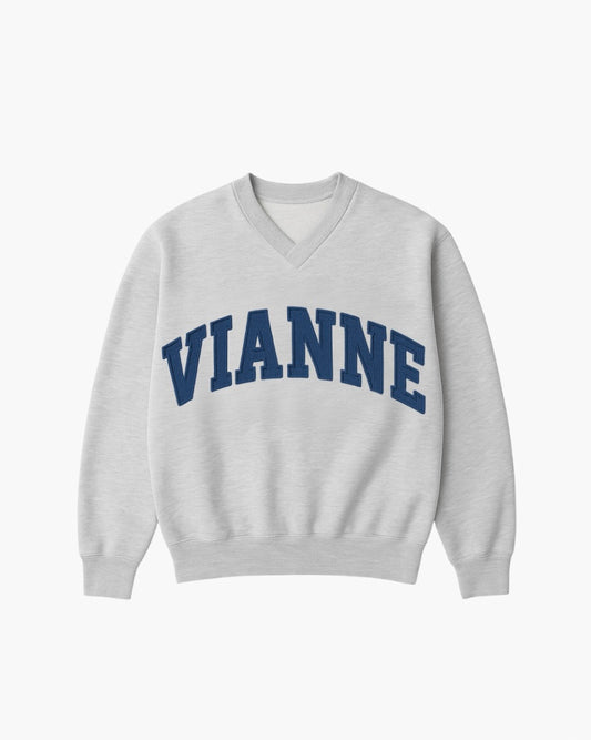 Vianne Denim Crewneck