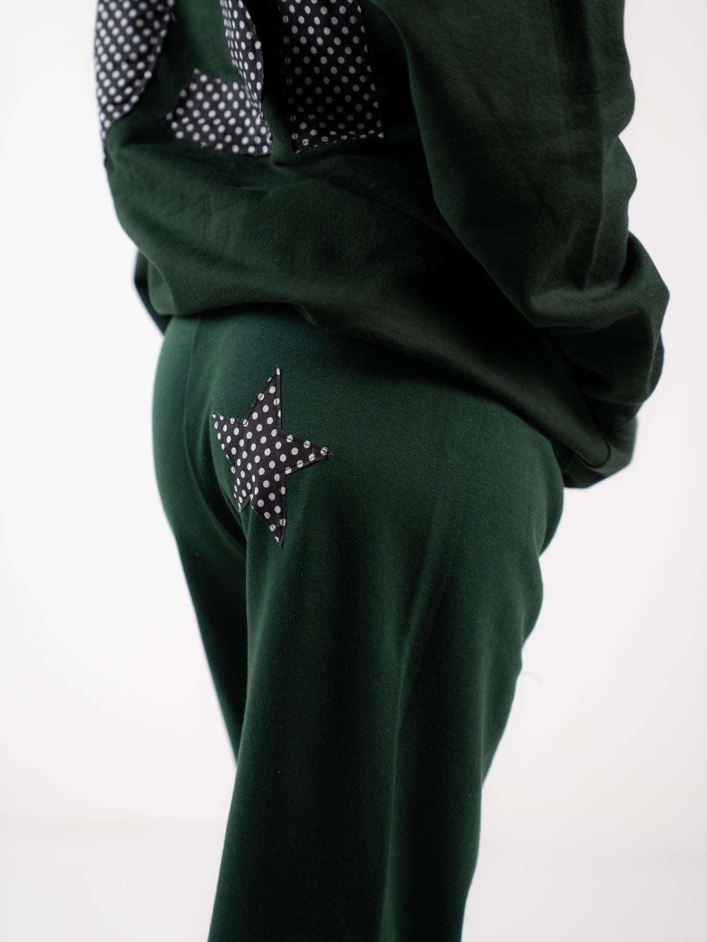 USF Green Polka Sweatpants