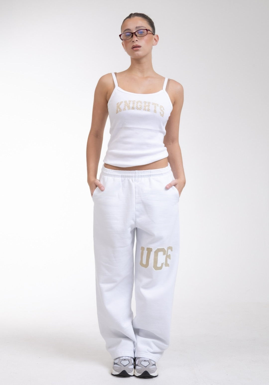 UCF White Sweatpants