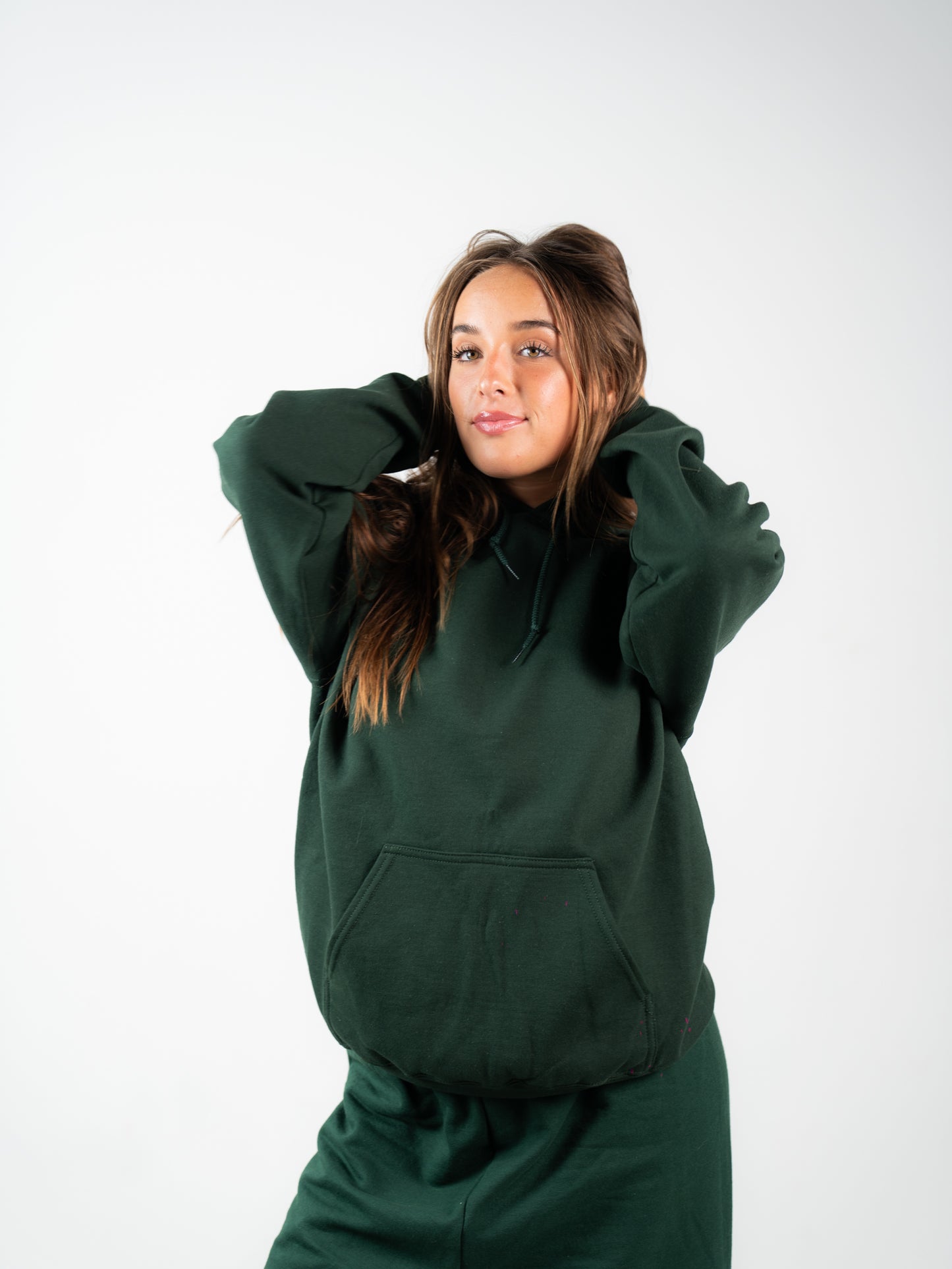 USF Green Polka Hoodie