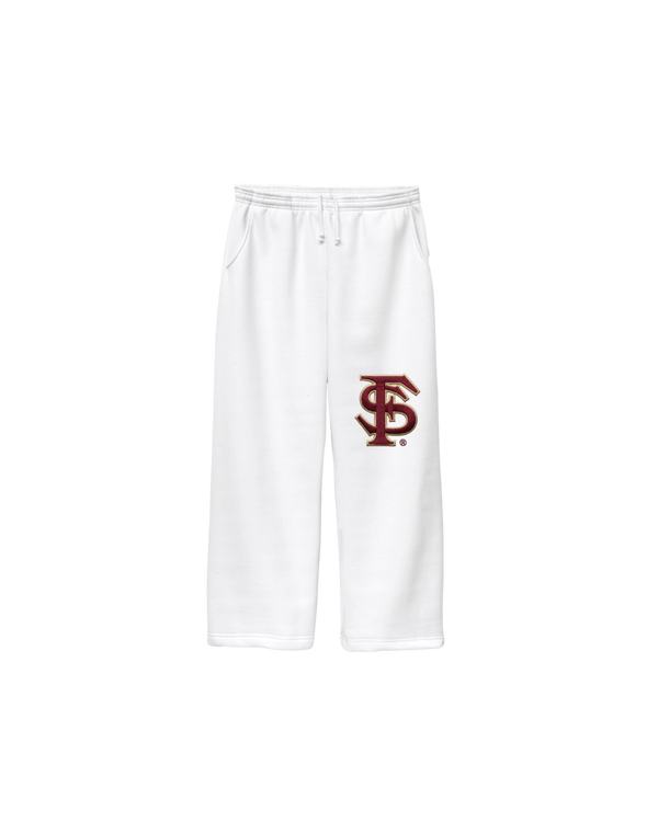 FSU White Sweatpant