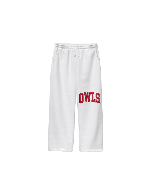 Florida Atlantic White Sweatpant