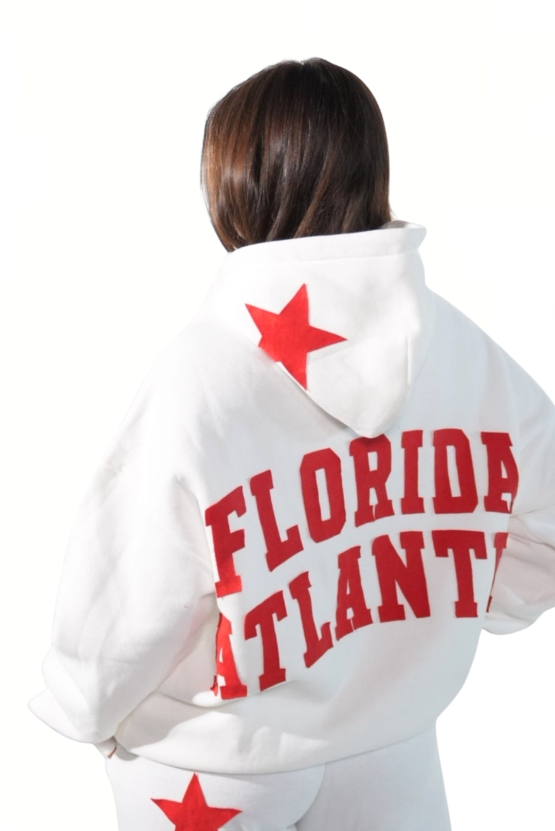 Red-Denim Star Sweatpants