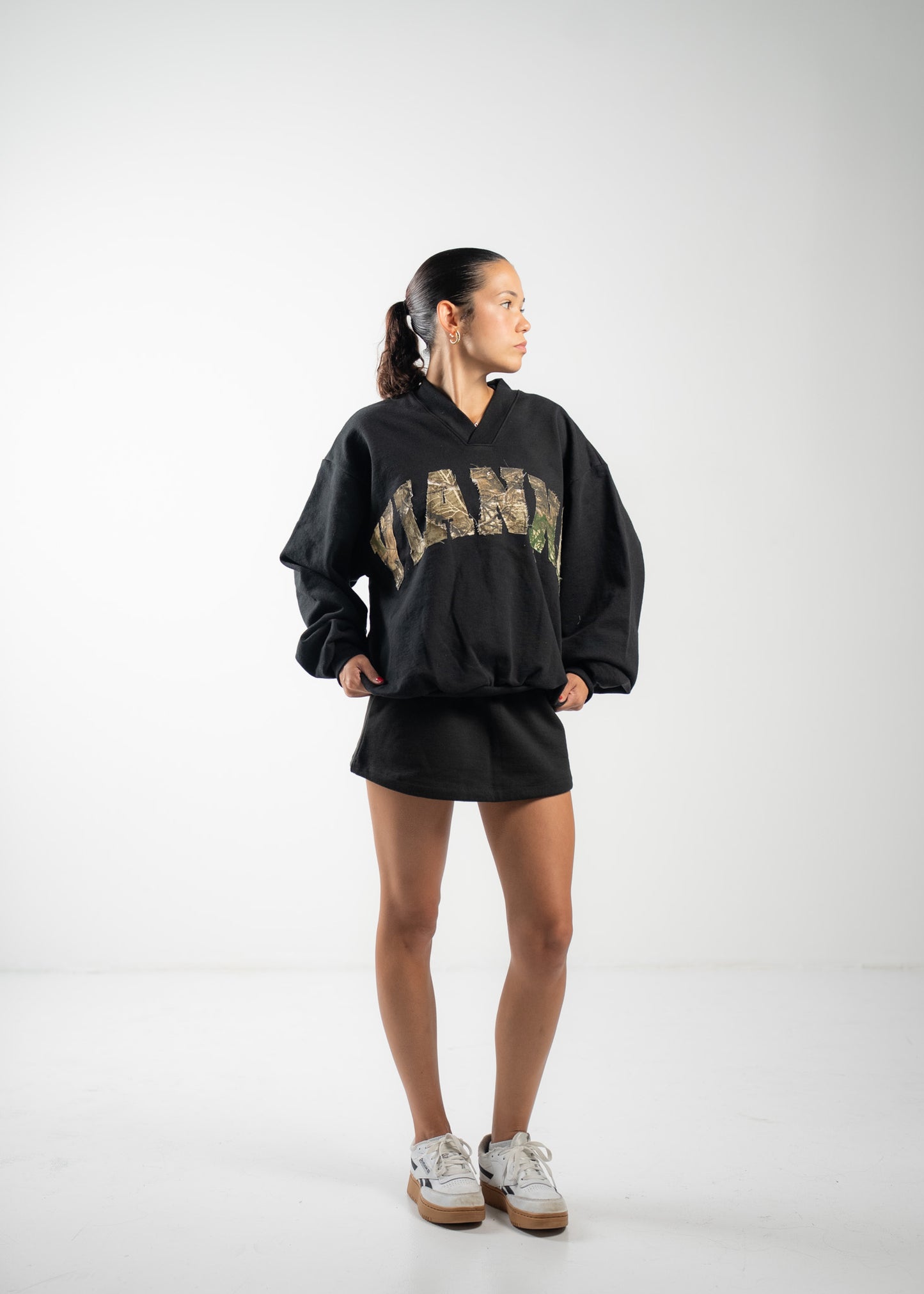 Vianne Camo Crewneck