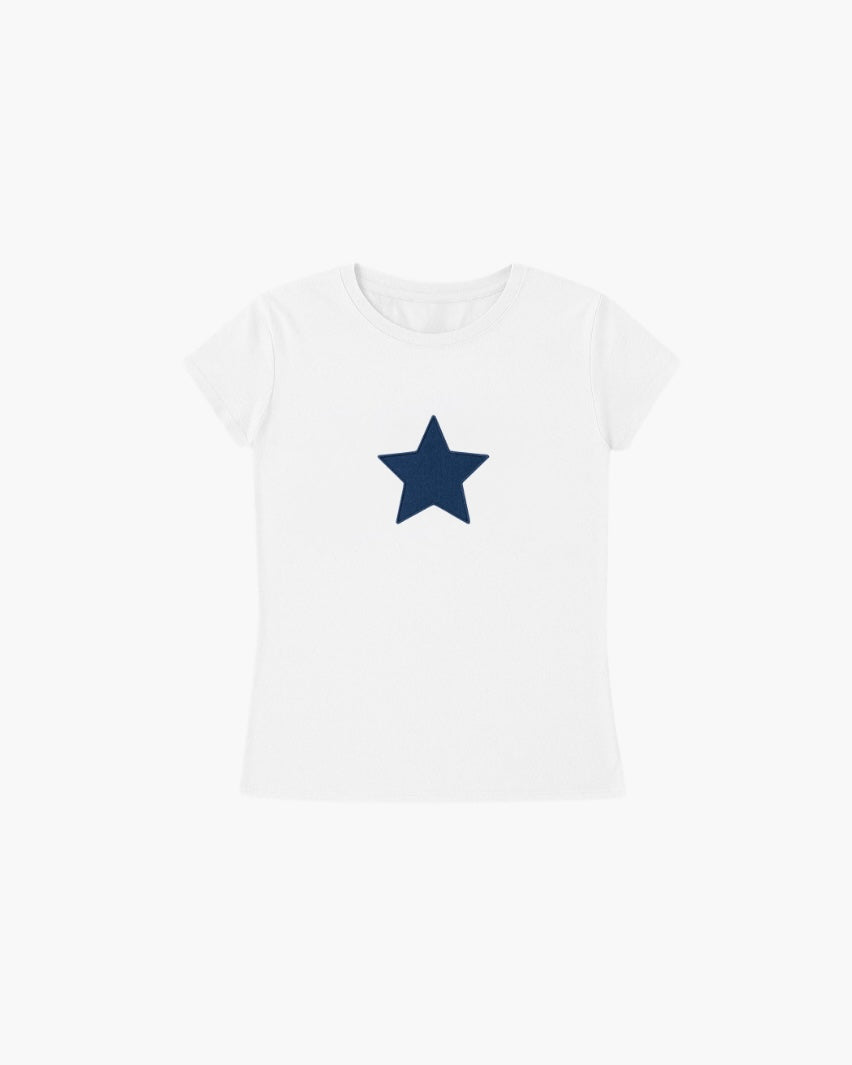 Denim Star Top