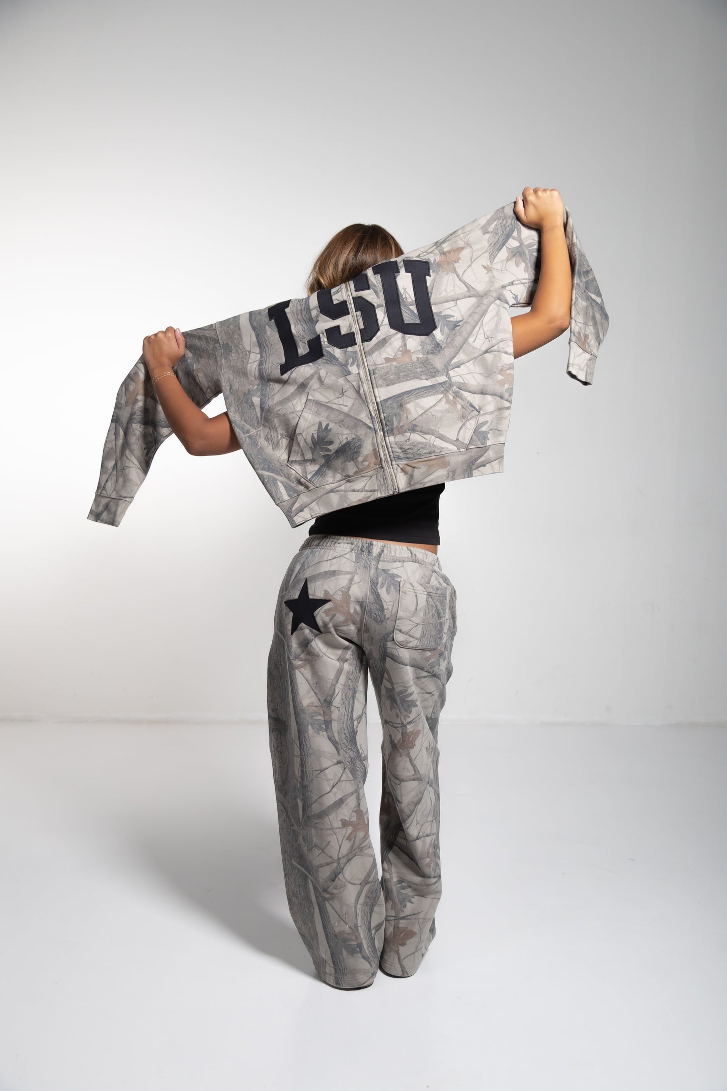 LSU Camo Zipup