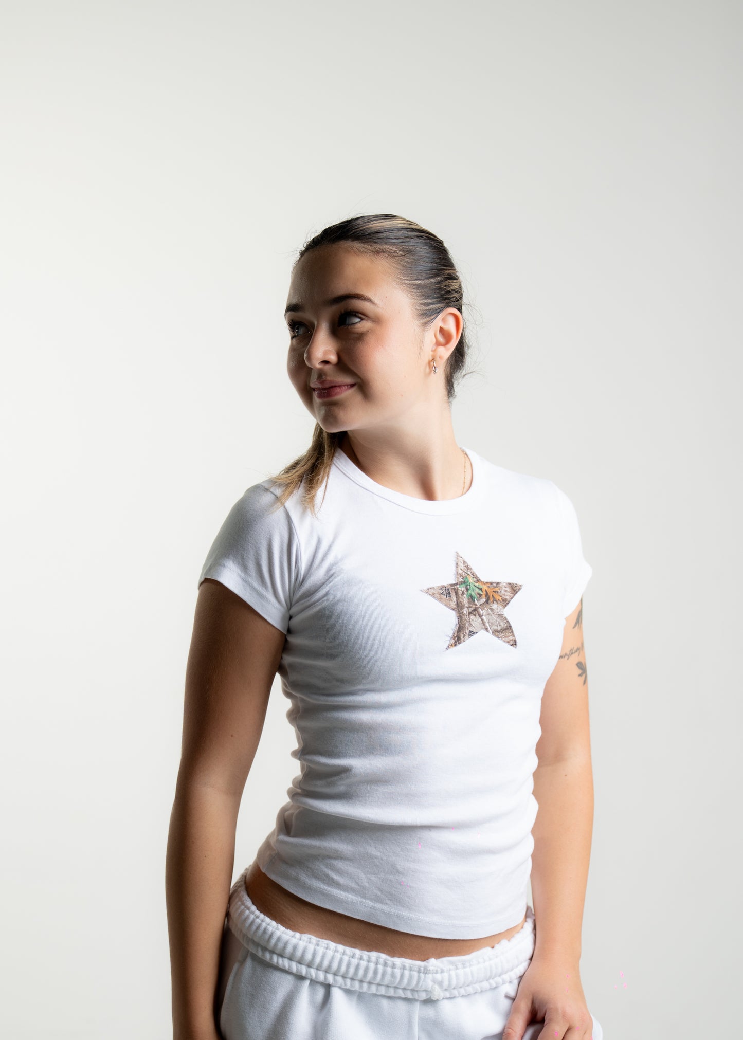 Camo Star Girl Babytee