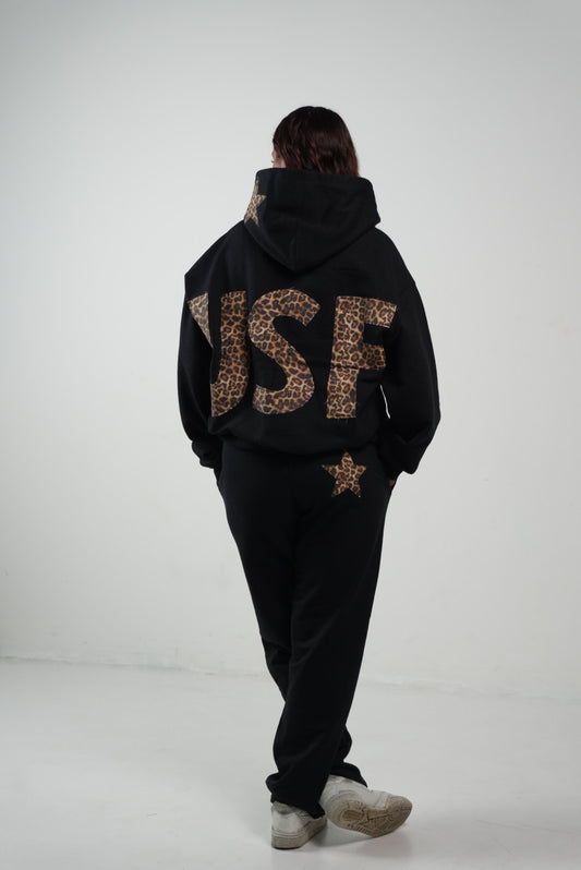 USF Black Cheetah Hoodie