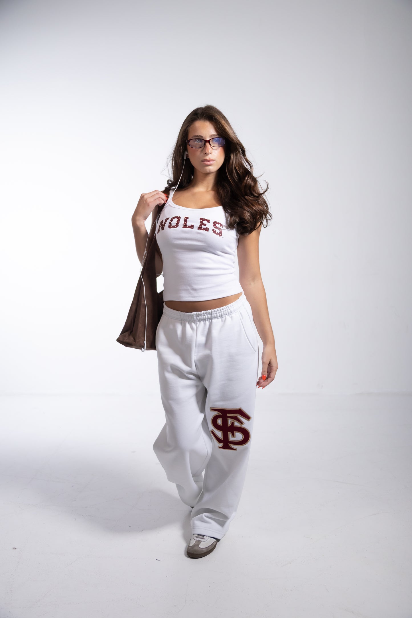 FSU White Sweatpant