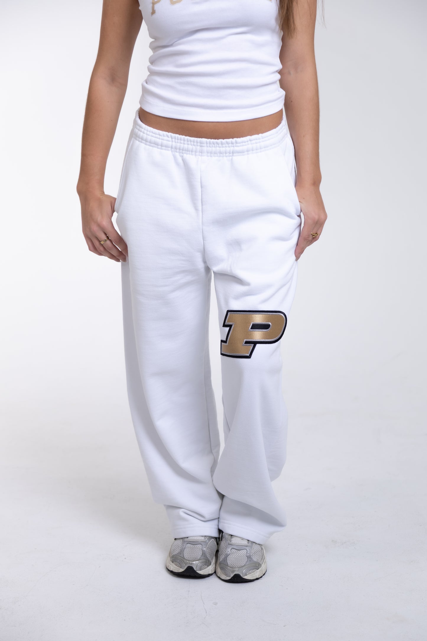 Purdue White Sweatpants