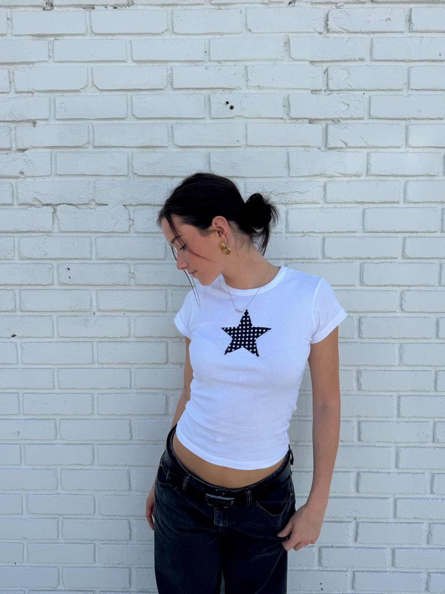 Polka Dot Star Top