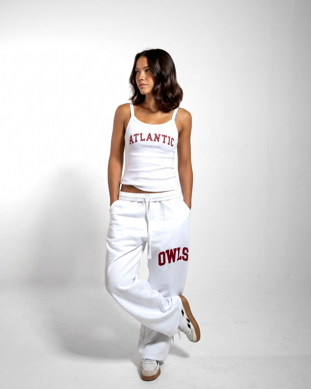 Florida Atlantic White Sweatpant