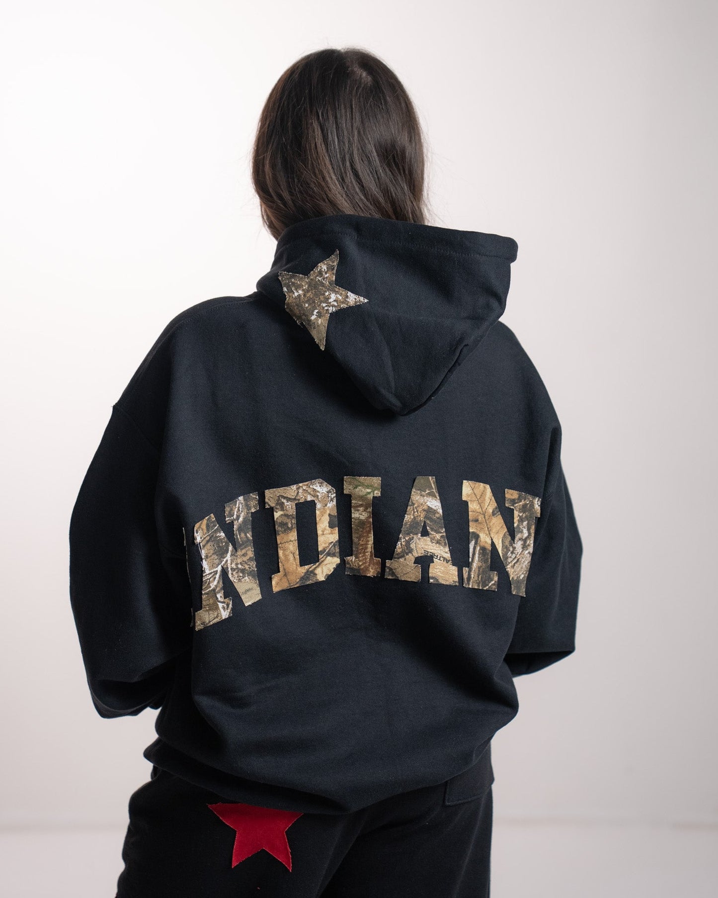 Indiana Black Camo Hoodie