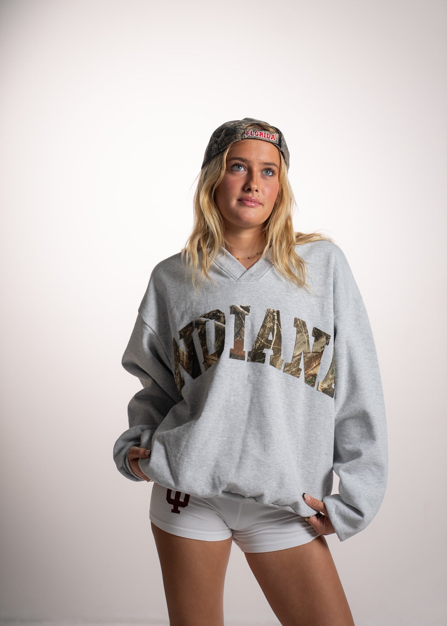 Indiana Camo Crewneck
