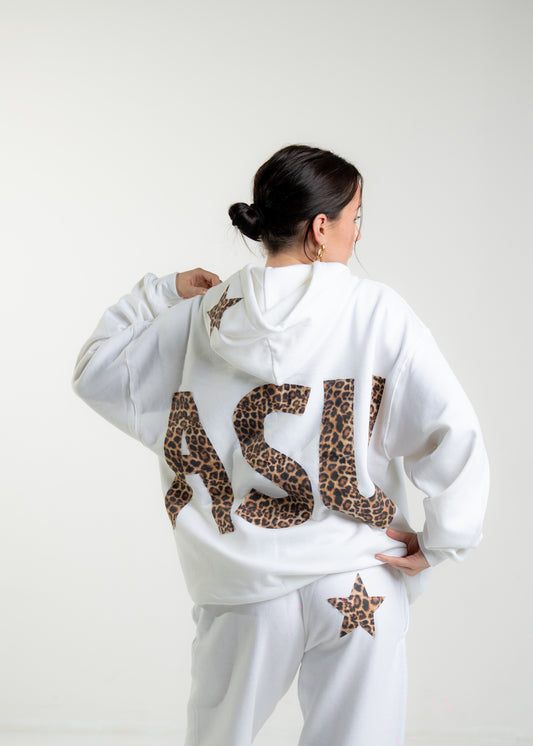 ASU White Cheetah Hoodie (New)