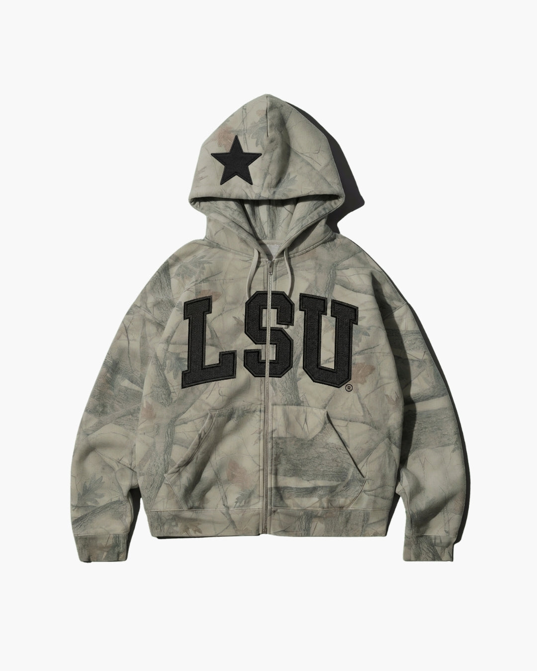 LSU Camo Zipup